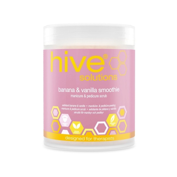 Hive of Beauty Banana and Vanilla Manicure and Pedicure Scrub 500 ml